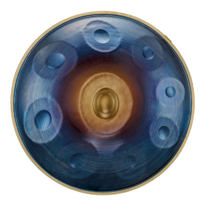 HLURU HG9 BLUE 22" 9 Notalı D Kurd Mavi Handpan